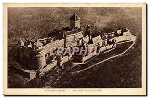 Imagen del vendedor de Chteau du Haut-K?nigsbourg - vue prise a Vol d'oiseau - Carte Postale Ancienne a la venta por CPAPHIL
