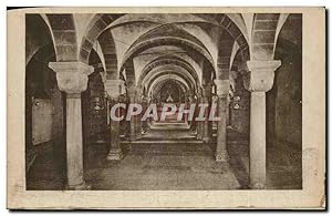 Bild des Verkufers fr Strasbourg - Strassburg - La Cathdrale - La Crypte - Die Krypta - Carte Postale Ancienne zum Verkauf von CPAPHIL