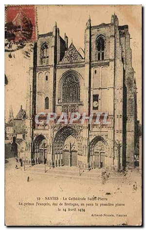 Les Moutiers - La Cathédrale Saint Pierre - Carte Postale Ancienne