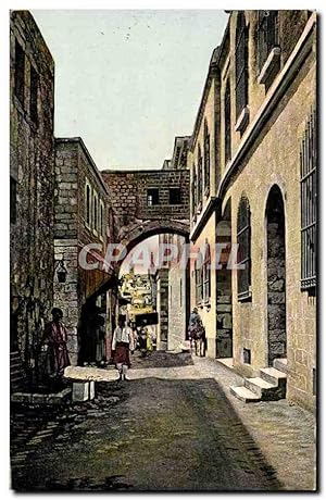 Imagen del vendedor de Israel - Jerusalem - Via Doloroso - L'Arc de l'Ecce Homo - Carte Postale Ancienne a la venta por CPAPHIL