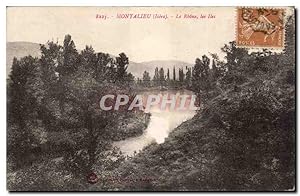 Montalieu Carte Postale Ancienne Le Rhone les îles
