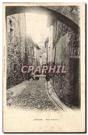 Imagen del vendedor de Hyeres Carte Postale Ancienne Rue paradis a la venta por CPAPHIL