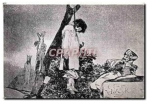 Bild des Verkufers fr Carte Postale Moderne Goya Desastre de la guerre aduafuerte zum Verkauf von CPAPHIL