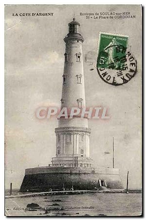 Seller image for Carte Postale Ancienne Environs de Soulac sur mer le phare de Cordouan (lighthouse) for sale by CPAPHIL