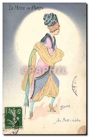 Image du vendeur pour Carte Postale Ancienne Fantaisie Femme La mode de Paris (Brem fashion) mis en vente par CPAPHIL