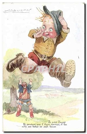 Image du vendeur pour Carte Postale Ancienne Le petit poucet Mauzan illustrateur Charles Perrault (contes enfants conte enfants) mis en vente par CPAPHIL