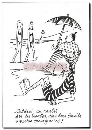 Bild des Verkufers fr Carte Postale Moderne Humour Dessin de Charles Mouly Bronzing zum Verkauf von CPAPHIL