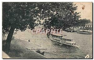 Immagine del venditore per Paris - vue sur la Seine et station d'Iena - bateau - boat - Carte Postale Ancienne venduto da CPAPHIL