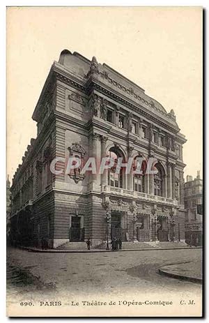 Image du vendeur pour Paris Carte Postale Ancienne Le thtre de l'opera comique mis en vente par CPAPHIL