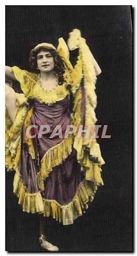 Bild des Verkufers fr Carte Postale Ancienne Fantaisie Femme Danse arienne zum Verkauf von CPAPHIL