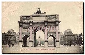 Paris Carte Postale Ancienne Arc de triomphe du Carrousel