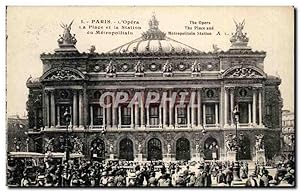 Image du vendeur pour Paris Carte Postale Ancienne L'opera Academie Nationale de musique mis en vente par CPAPHIL