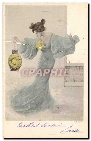 Image du vendeur pour Fantaisie - Femme - Woman in high fashion - mode - Carte Postale Ancienne mis en vente par CPAPHIL