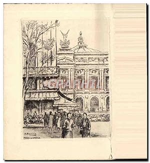 Seller image for Carte Postale Ancienne Fantaisie Paris Cafe de la Paix Opera for sale by CPAPHIL