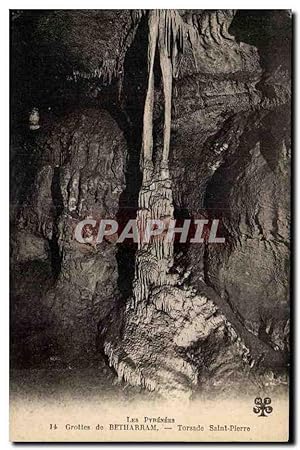 Grottes de Betharram Carte Postale Ancienne Torsade Saint Pierre