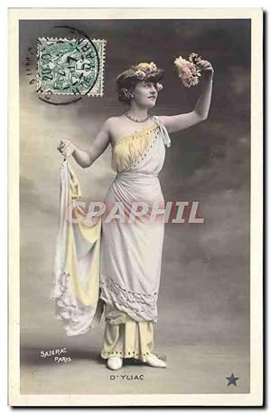 Image du vendeur pour Fantaisie - Femme - Woman in beautiful dress - mode - fashion - Carte Postale Ancienne mis en vente par CPAPHIL