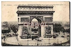 Paris Carte Postale Ancienne Arc de triomphe