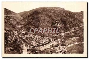 Bild des Verkufers fr Gorges du Tarn Carte Postale Ancienne Ste Enimie vue panoramique zum Verkauf von CPAPHIL