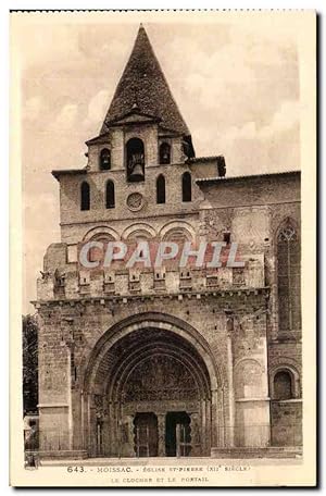 Bild des Verkufers fr Moissac - Eglise Saint Pierre - Carte Postale Ancienne zum Verkauf von CPAPHIL