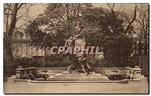 Image du vendeur pour Paris Carte Postale Ancienne Jardin du Luxembourg Monument d'Eugene Delacroix par Dalou mis en vente par CPAPHIL