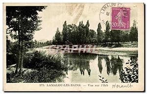 Carte Postale Ancienne Lamalou les Bains vue sur l'orb