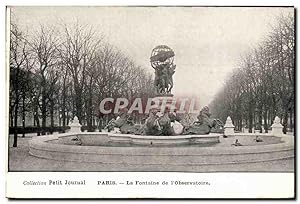 Image du vendeur pour Paris Carte Postale Ancienne la fontaine de l'observatoire mis en vente par CPAPHIL