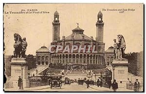Imagen del vendedor de Paris - 16 - Le Trocadero et le Pont d'Iena - Carte Postale Ancienne a la venta por CPAPHIL