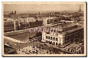 Image du vendeur pour Carte Postale Moderne Paris Panorama sur la place du Chatelet et le palais de justice mis en vente par CPAPHIL