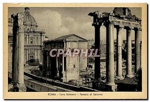 Immagine del venditore per Italie Italia Roma Carte Postale Ancienne Foro Romano Templo di Saturno venduto da CPAPHIL