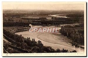 Bild des Verkufers fr Moissac et Saint Nicolas de la Grave - Confluent du Tarn - Carte Postale Ancienne zum Verkauf von CPAPHIL