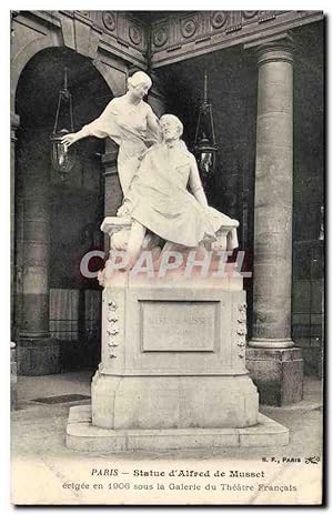 Seller image for Paris -1 - Statue d'Alfred de Musset - Carte Postale Ancienne for sale by CPAPHIL
