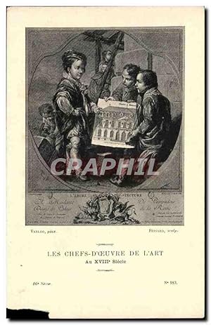 Image du vendeur pour Carte Postale Ancienne Fantaisie Les chefs d'oeuvre de l'art Vanloo Dessard Nain dwarf mis en vente par CPAPHIL