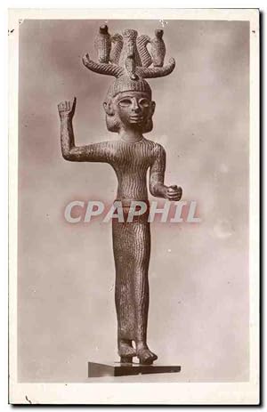 Seller image for Carte Postale Ancienne Louvre Paris Bronze phenicien de style egyptisant provenant de Fagra for sale by CPAPHIL