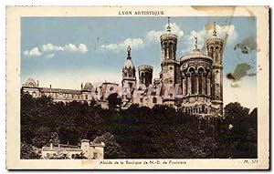 Imagen del vendedor de Lyon - Artistique - Abside de la Basilique de Notre Dame de Fourviere - Carte Postale Ancienne a la venta por CPAPHIL