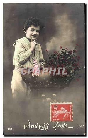 Bild des Verkufers fr Fantaisie - Enfant - Little Boy with Big Smle - Carte Postale Ancienne zum Verkauf von CPAPHIL