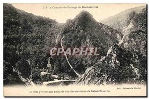 Environs deSaint Etienne - Rochetaillee - Le Barrage - La Cascade - Carte Postale Ancienne