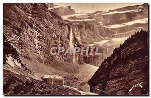 Bild des Verkufers fr Carte Postale Ancienne Gavarnie Le cirque et les cascades zum Verkauf von CPAPHIL