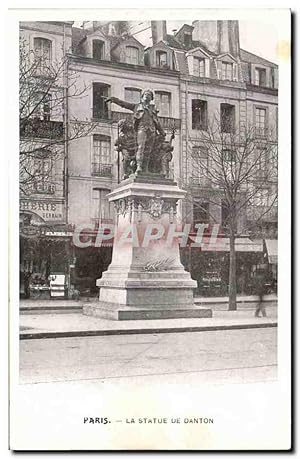 Bild des Verkufers fr Paris Carte Postale Ancienne Statue de danton zum Verkauf von CPAPHIL