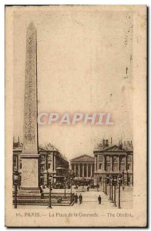 Seller image for Paris - 8 - Place de la Concorde - Carte Postale Ancienne for sale by CPAPHIL