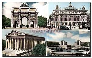Bild des Verkufers fr Carte Postale Ancienne Paris Arc de tRiomphe du Carrousel Opera Madeleine Chaillot zum Verkauf von CPAPHIL