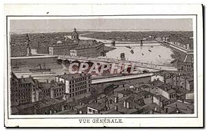 Carte Postale Ancienne Paris vue générale