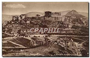 Carte Postale Ancienne Grece Greece Acropolis Athenes