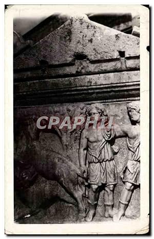 Bild des Verkufers fr CARTE PHOTO Plaque romaine Rome Roma zum Verkauf von CPAPHIL