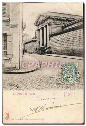Niort - Palais de Justice - Carte Postale Ancienne