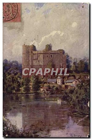 Bild des Verkufers fr Arts - Tableau - Watercolor - Castle - Carte Postale Ancienne zum Verkauf von CPAPHIL