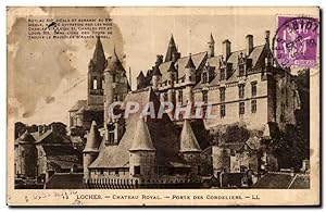 Bild des Verkufers fr Carte Postale Ancienne Loches Chteau Royal Porte des Cordeliers zum Verkauf von CPAPHIL