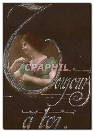 Bild des Verkufers fr Carte Postale Ancienne Fantaisie Femme Toujours a toi zum Verkauf von CPAPHIL
