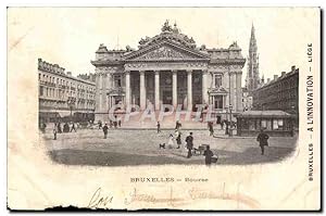 Carte Postale Ancienne BRuxelles Bourse
