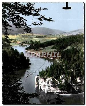 Seller image for Villers le Lac Carte Postale Ancienne Bassin et rocher de l'echo for sale by CPAPHIL