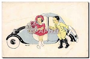 Seller image for Carte Postale Ancienne Fantaisie Enfant et automobile for sale by CPAPHIL